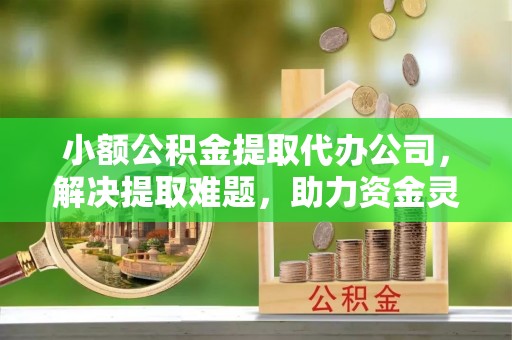 靖宇小额公积金提取代办公司，解决提取难题，助力资金灵活使用