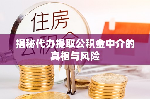 靖宇揭秘代办提取公积金中介的真相与风险