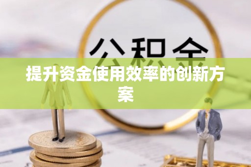 靖宇提升资金使用效率的创新方案