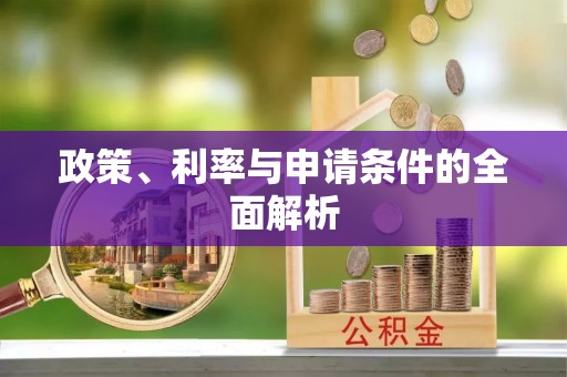 靖宇政策、利率与申请条件的全面解析