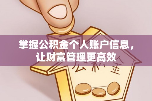 靖宇掌握公积金个人账户信息，让财富管理更高效