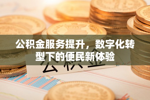 靖宇公积金服务提升，数字化转型下的便民新体验