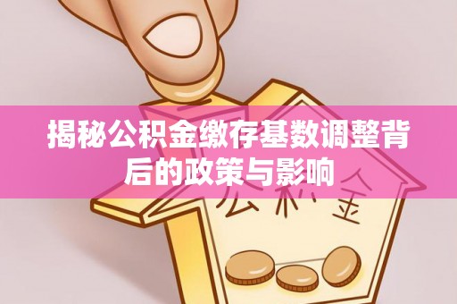 靖宇揭秘公积金缴存基数调整背后的政策与影响