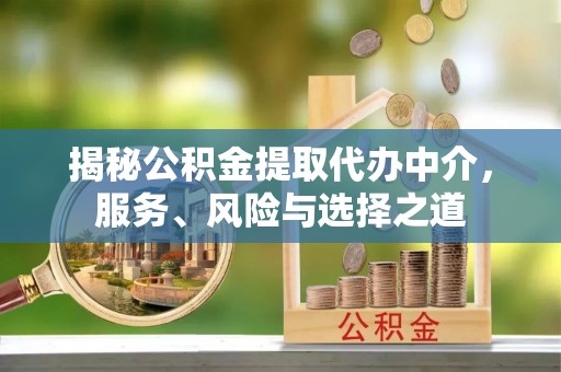 靖宇揭秘公积金提取代办中介，服务、风险与选择之道