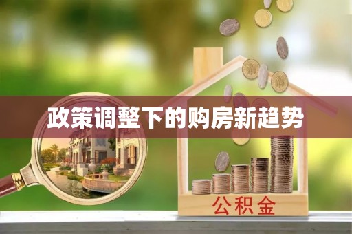 靖宇政策调整下的购房新趋势