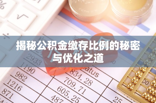 靖宇揭秘公积金缴存比例的秘密与优化之道