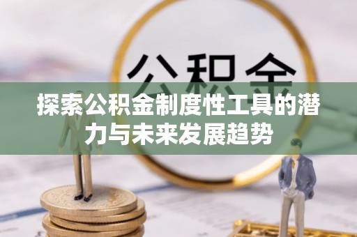 靖宇探索公积金制度性工具的潜力与未来发展趋势