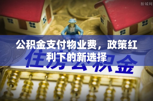 靖宇公积金支付物业费，政策红利下的新选择