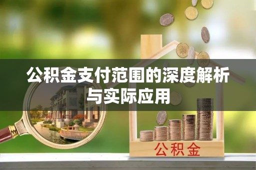 靖宇公积金支付范围的深度解析与实际应用
